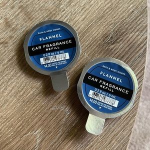 Bath & Body Works Car Fragrance Refills - Flannel Scent (set of 2)